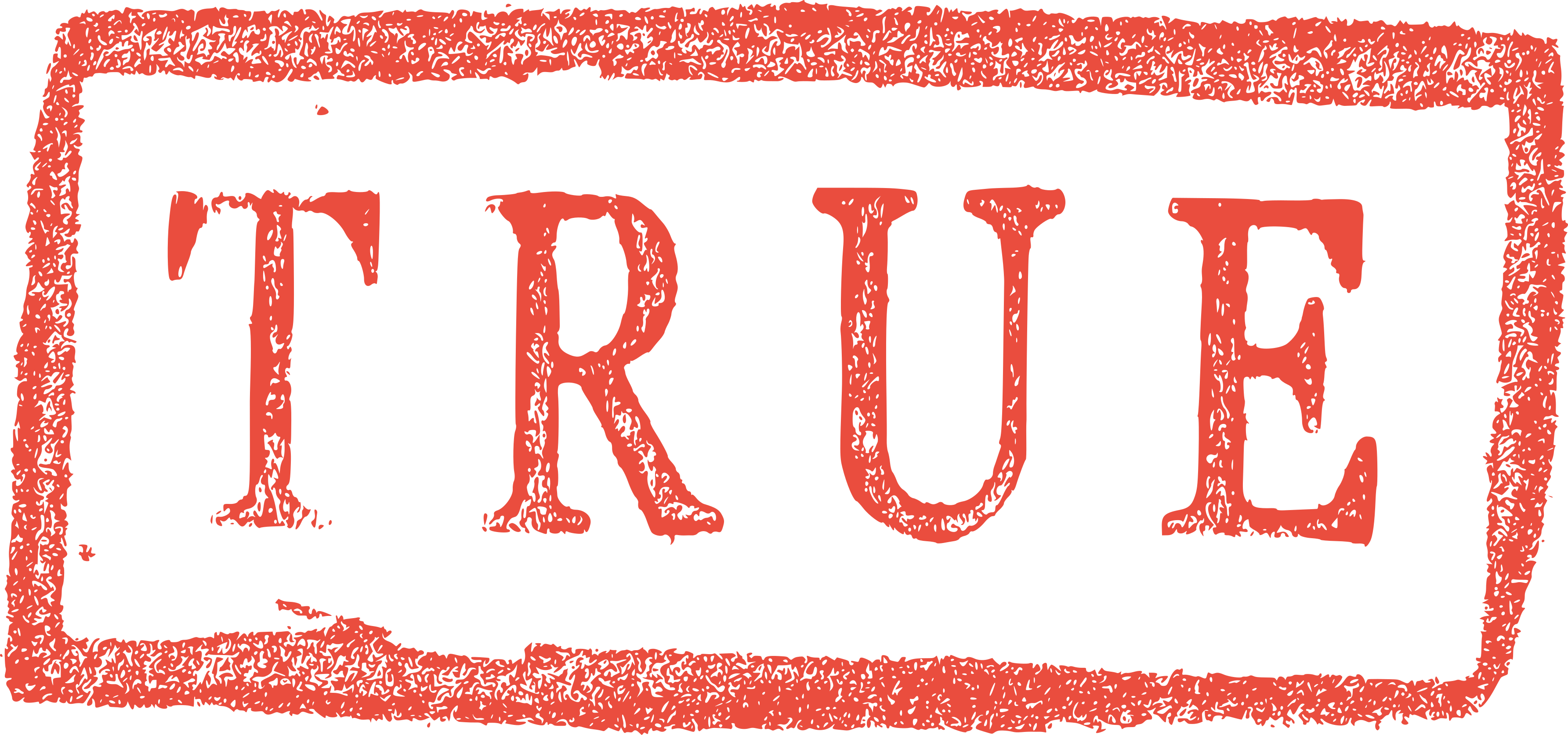 Grunge True False Stamp (PNG Transparent).