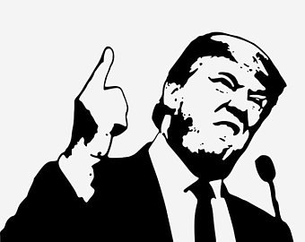 Donald Trump Clipart Black And White (84+ images in.