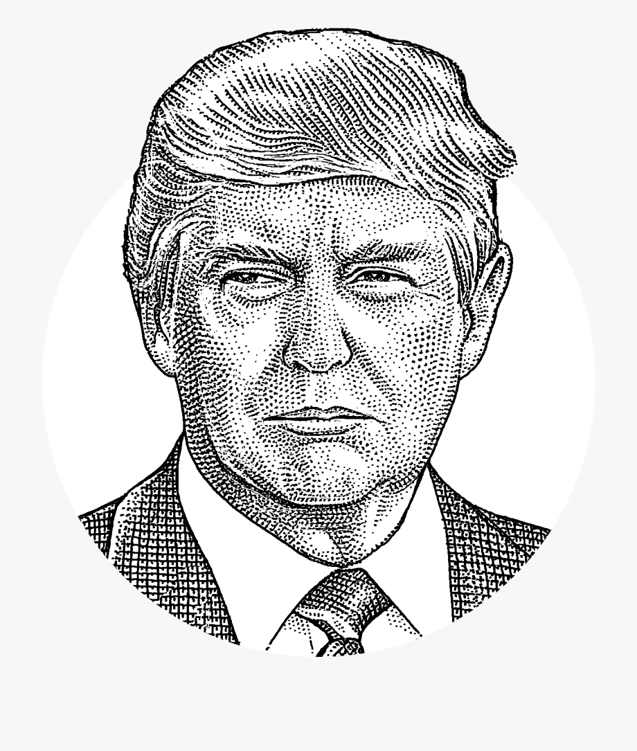 Donald Trump Png Drawing.