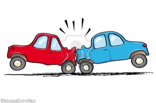 Car accident witness clipart.