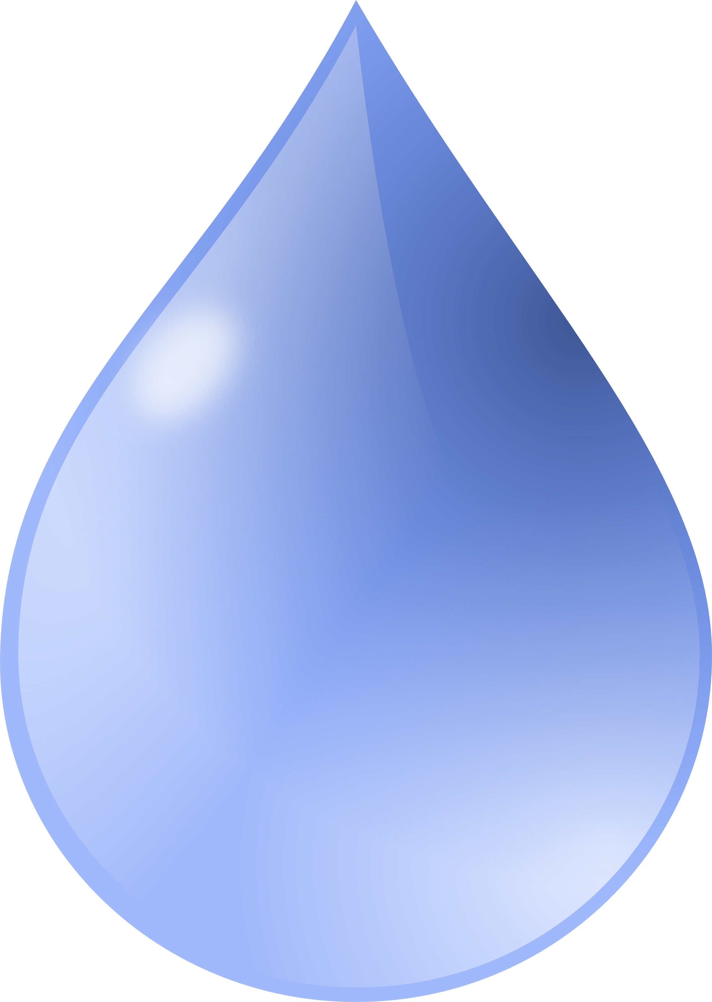 Transparent Water Drop Clipart.