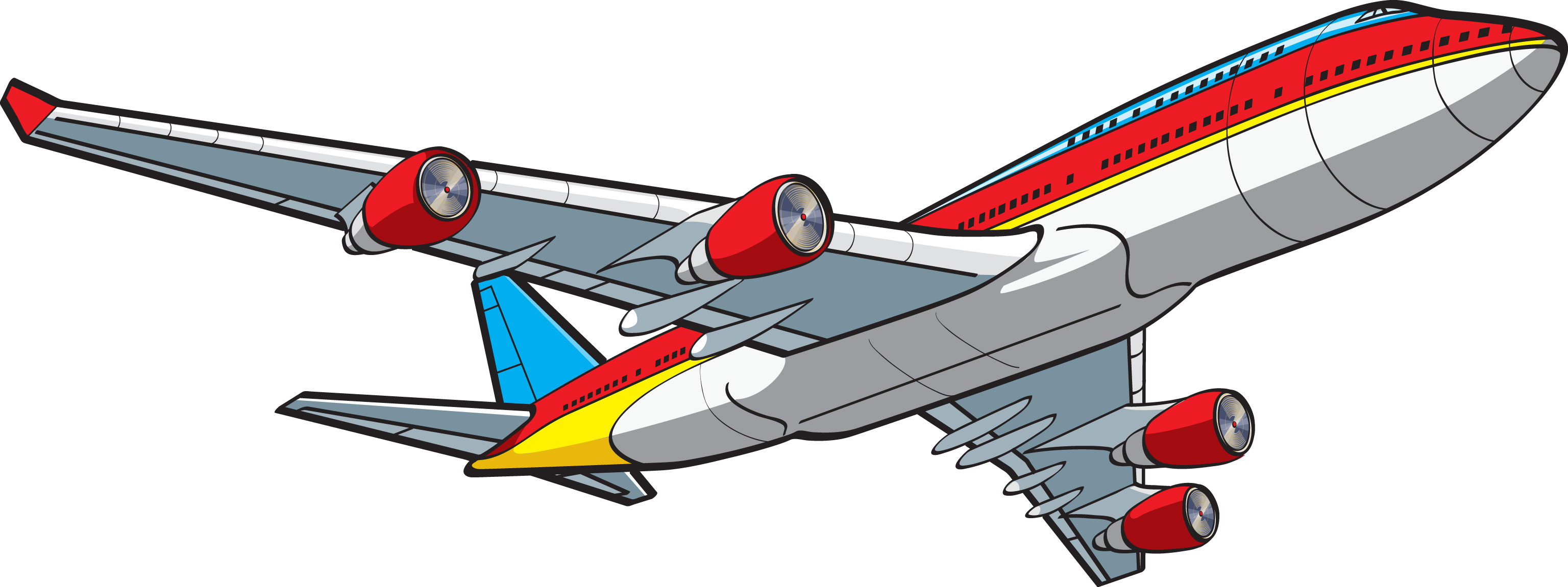 Cartoon Airplane Clipart.