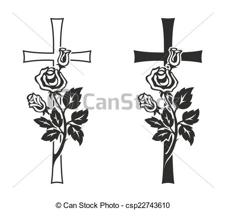 Clipart trauer rose.