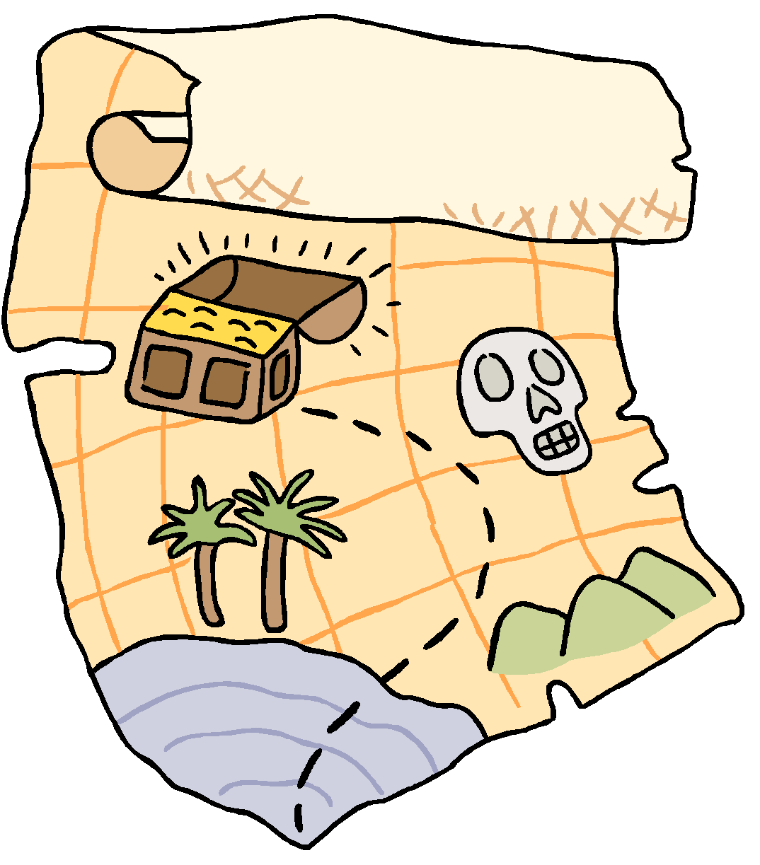 Treasure Hunt Clipart.