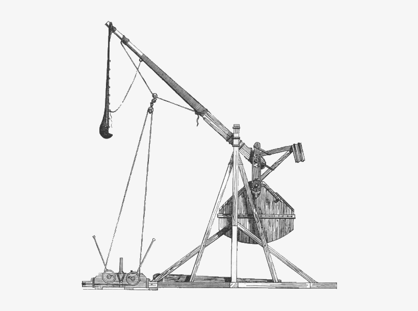 Trebuchet Drawing Catapult.