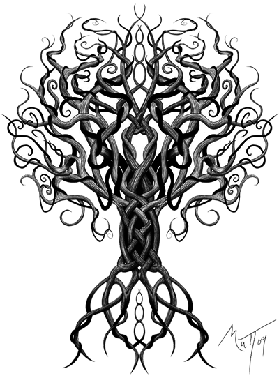 Tree Celtic Tattoos Png Transparent PNG #17492.