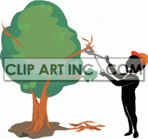 Tree Tree Trimming Clipart.