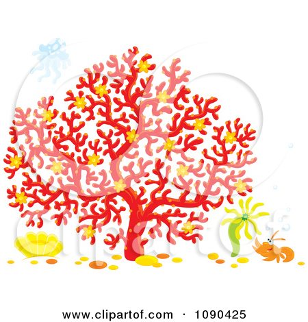 Tree underwater clipart.