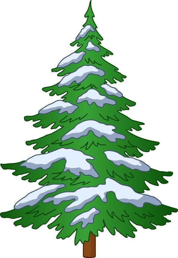 Pine Tree Clipart Vector.