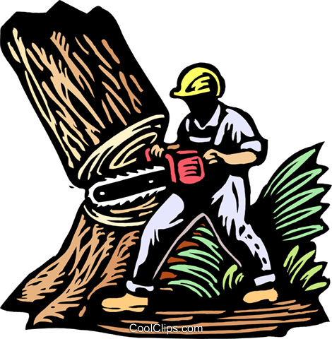 Cut Down Tree Clip Art.