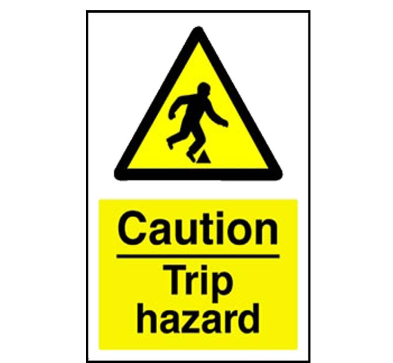 Showing post & media for Trip hazard symbol.