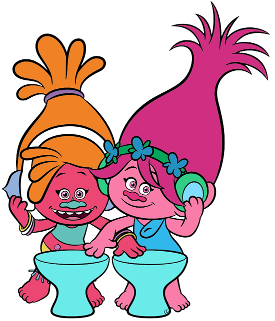 Trolls Movie Clip Art.