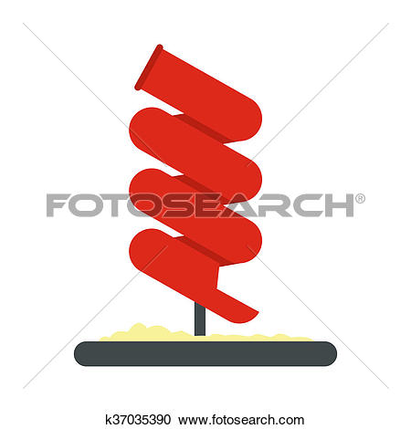 Stock Illustrations of Tubular slide icon k37035390.