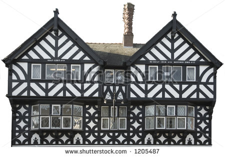 Tudor House Clipart.