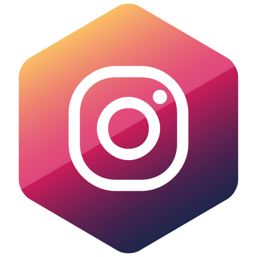 Colored, hexagon, high quality, instagram, media, social.