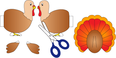 Turkey Fan Clipart.