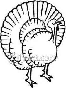 Turkey Clipart Black And White.