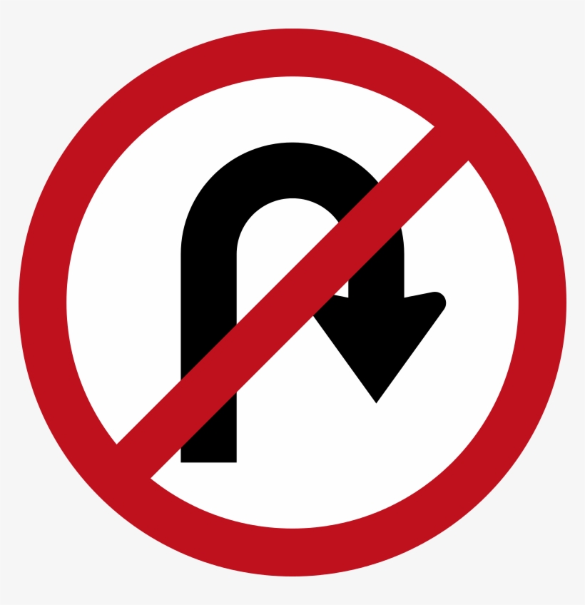 U Turn Sign Png Free Download.