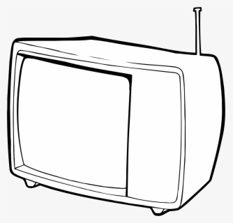 Free Tv Black And White Clip Art with No Background.