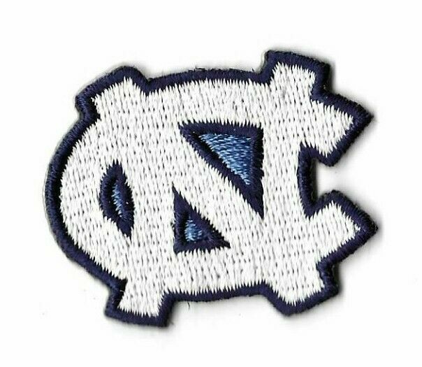 UNC North Carolina TarHeels Logo Iron On Embroidered Patch Nike NCAA Jersey  Neck.