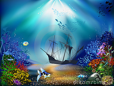 Underwater World Clipart.