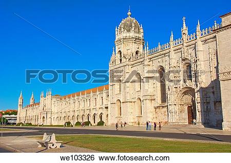 Stock Images of Hieronymites Monastery (Mosteiro dos Jeronimos.