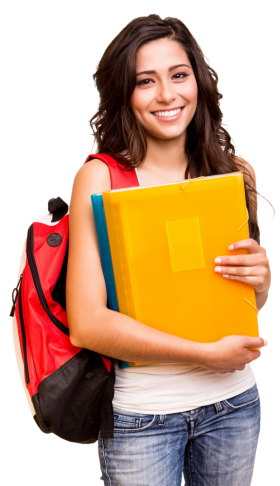 Female Student PNG Image.