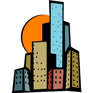 Urban City Clipart.