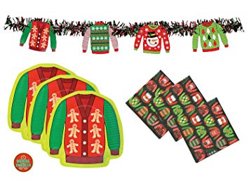 Ugly Sweater Party Supplies Pack.