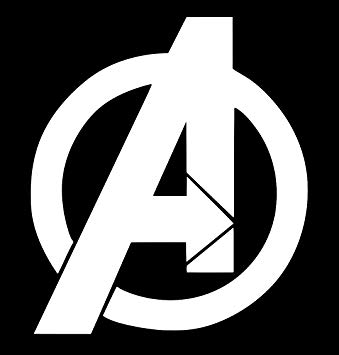 UR Impressions Avengers Logo Decal Vinyl Sticker Graphics for Cars Trucks  SUV Vans Walls Windows Laptop.