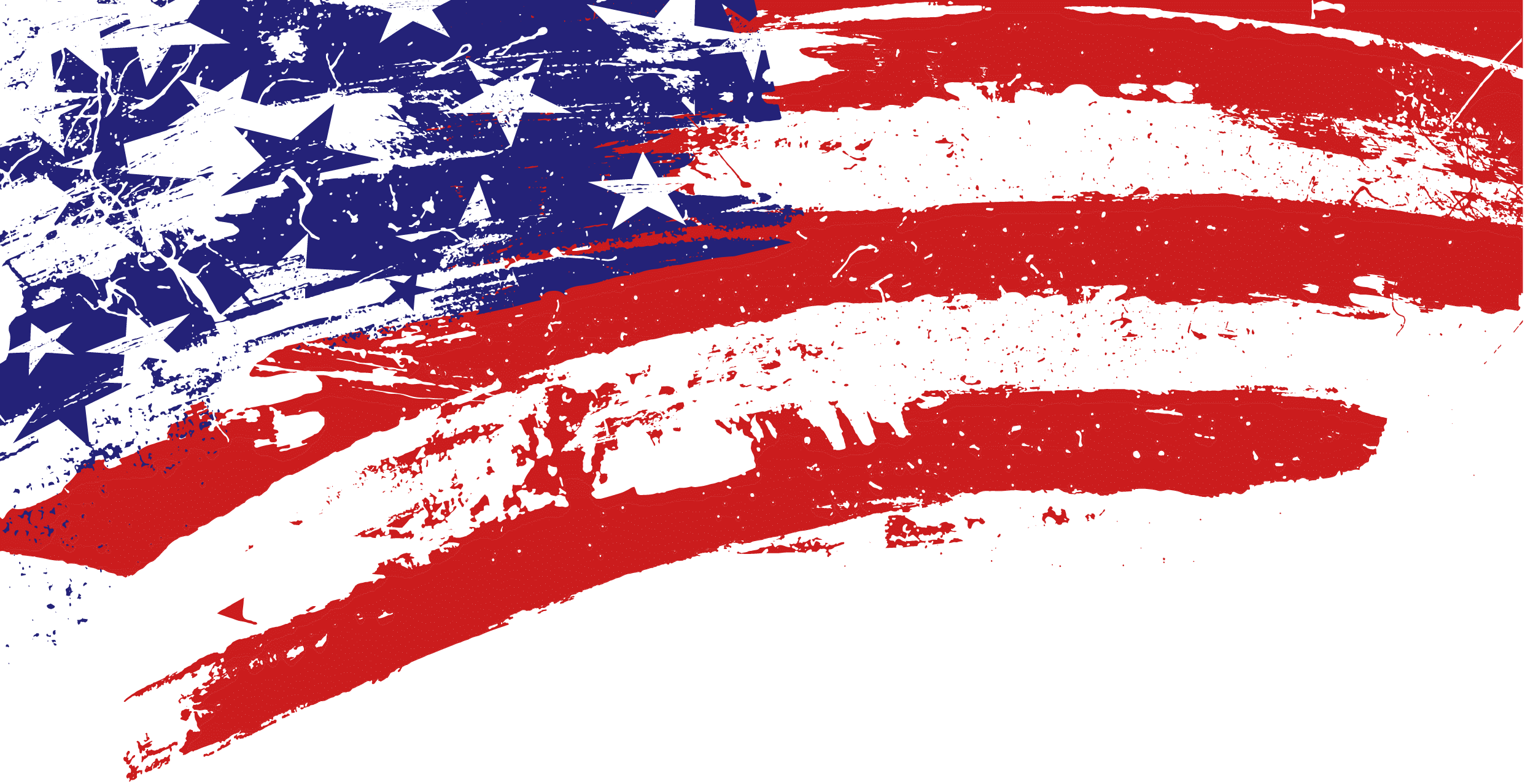 Corner Scratch American Flag transparent PNG.