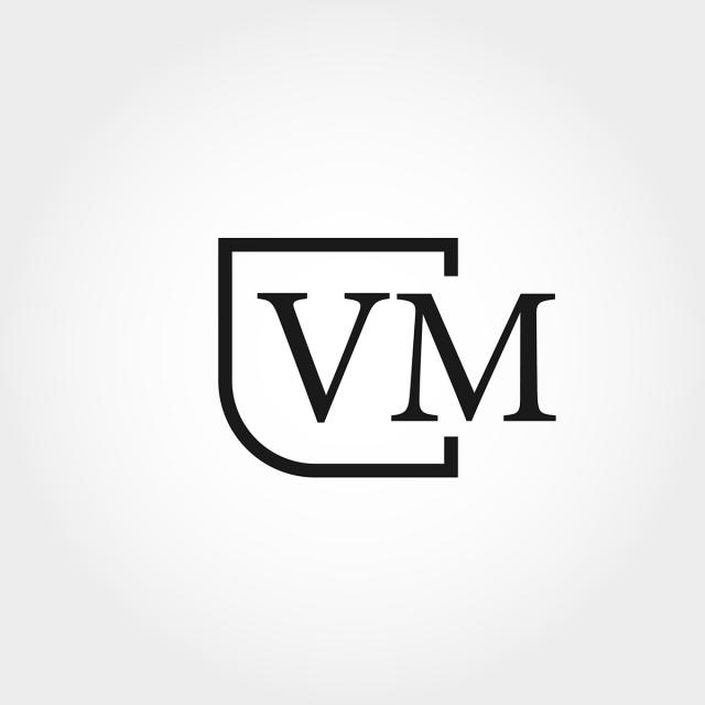 Initial Letter Vm Logo Template Design Template for Free Download on.