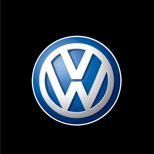 Volkswagen brand logo vector design.