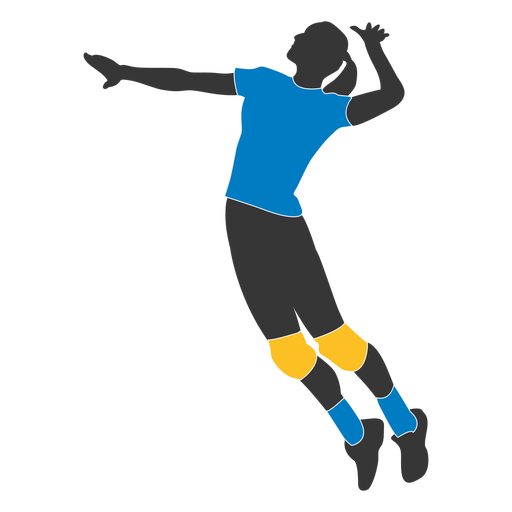 Volleyball Player PNG Image.