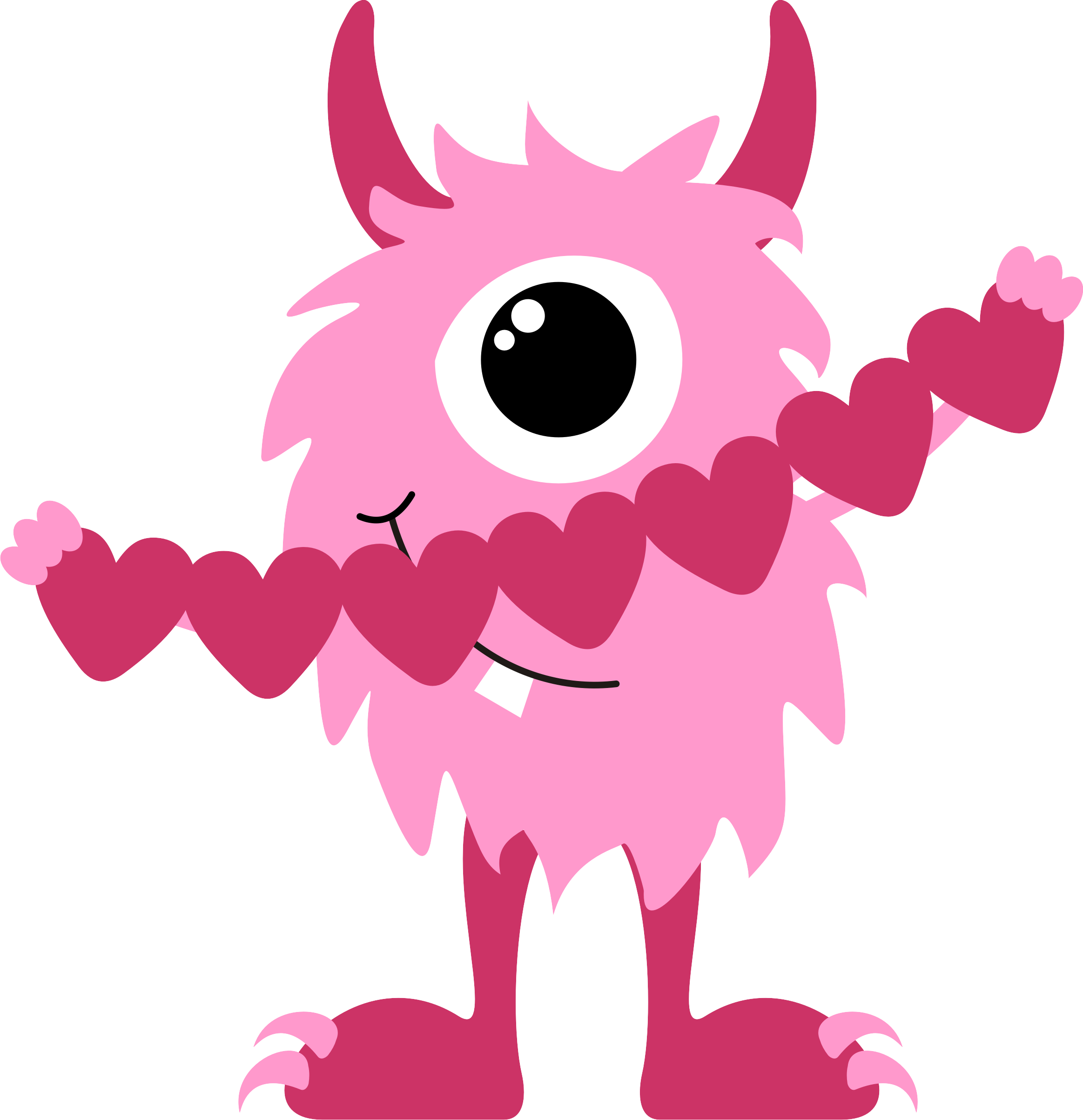 Photos of valentine monster clip art monster valentine.