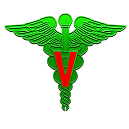 Veterinarian Caduceus clipart image.