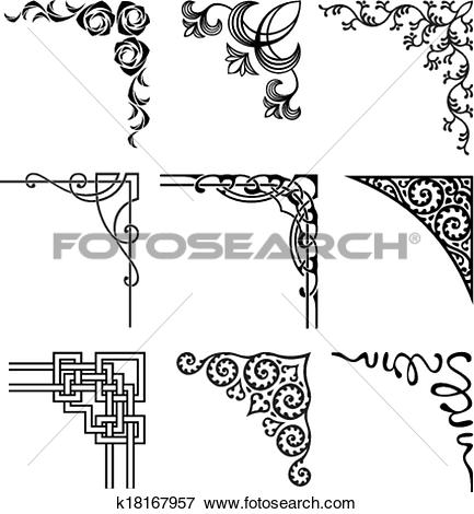 Corner Clip Art EPS Images. 103,185 corner clipart vector.