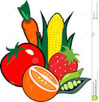 Frutta e verdura clipart.