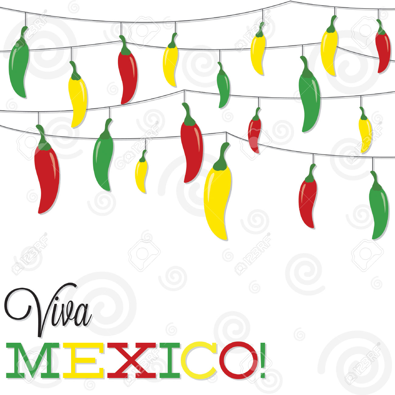 Clipart Viva Mexico.