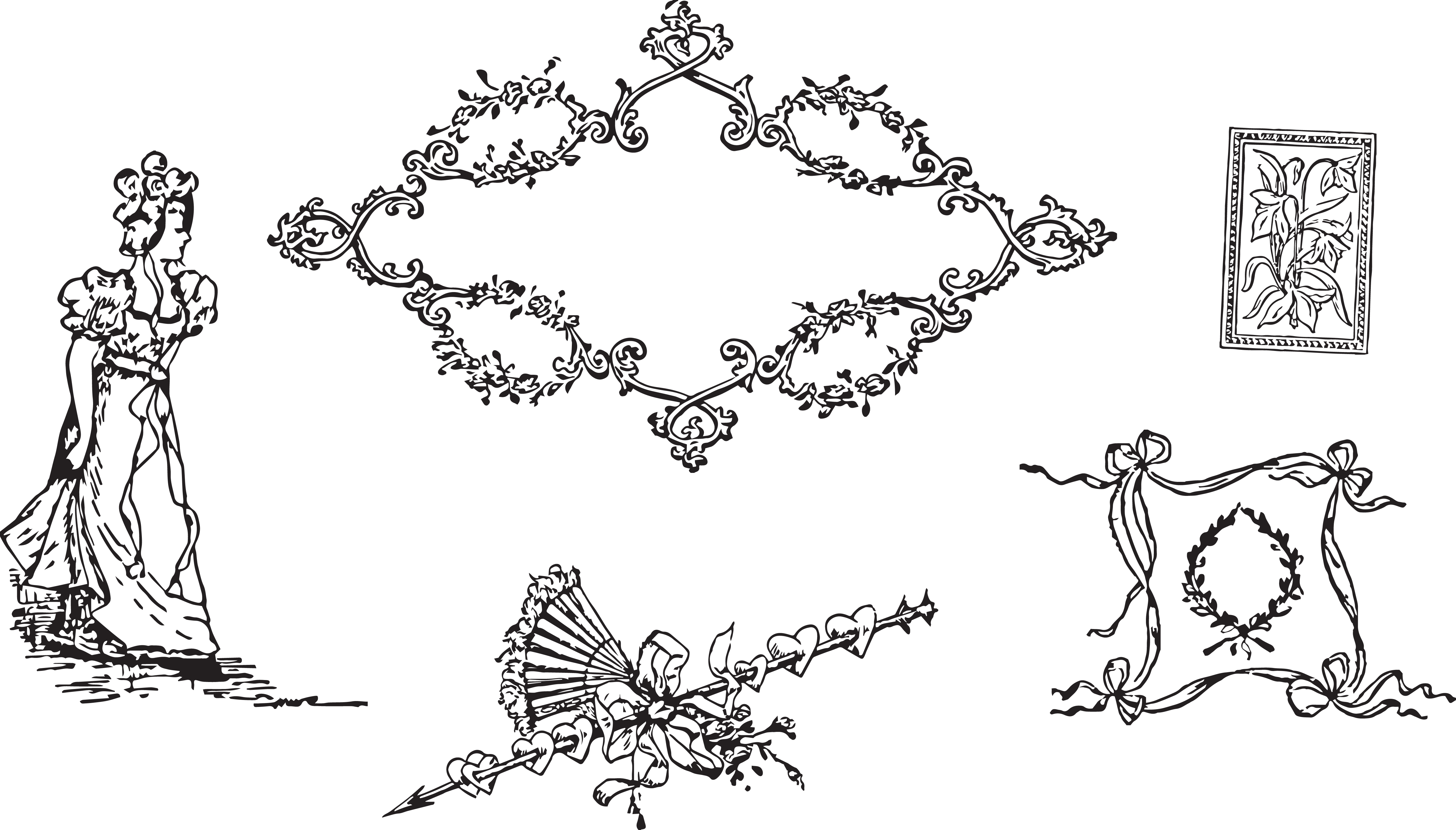 Free victorian clip art borders.