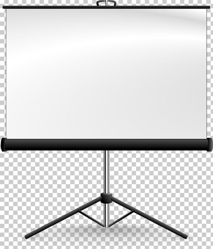 Projection Screen Video Projector Computer Monitor PNG.