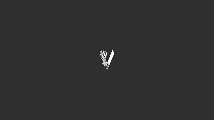 HD wallpaper: TV Show, Vikings, Logo, Minimalist, Vikings.