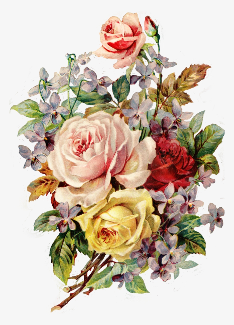 Vintage Flower Png.