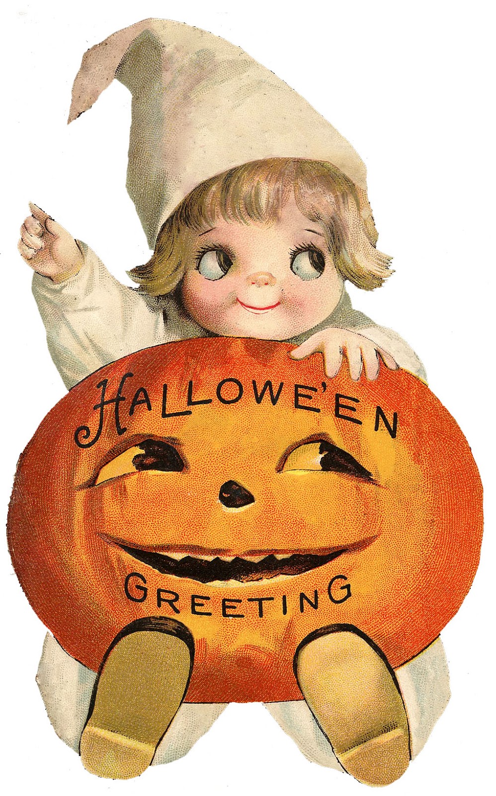 64+ Vintage Halloween Clip Art.