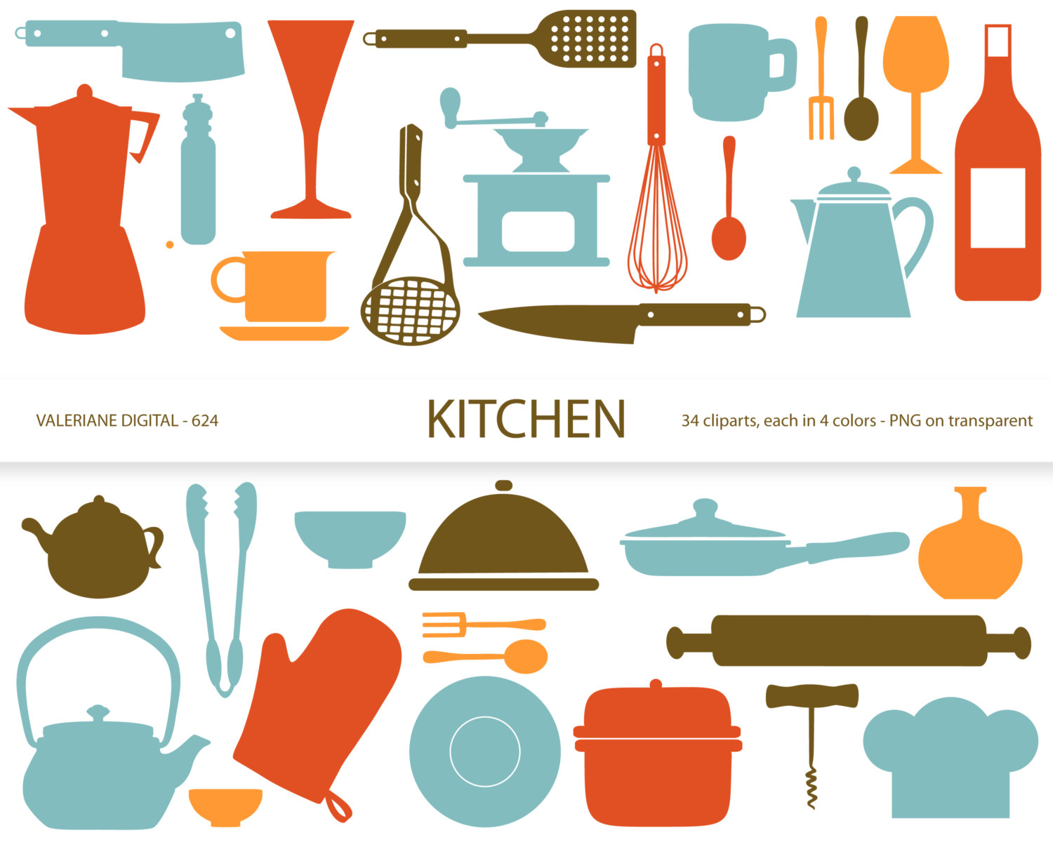 9+ Free Kitchen Clipart.