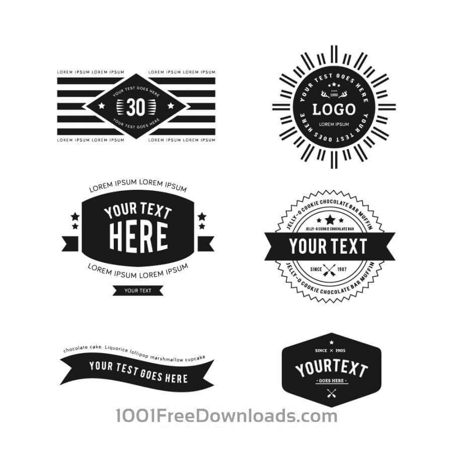 Free Vectors: Vintage Logos.