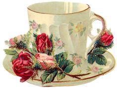 vintage tea party clip art.