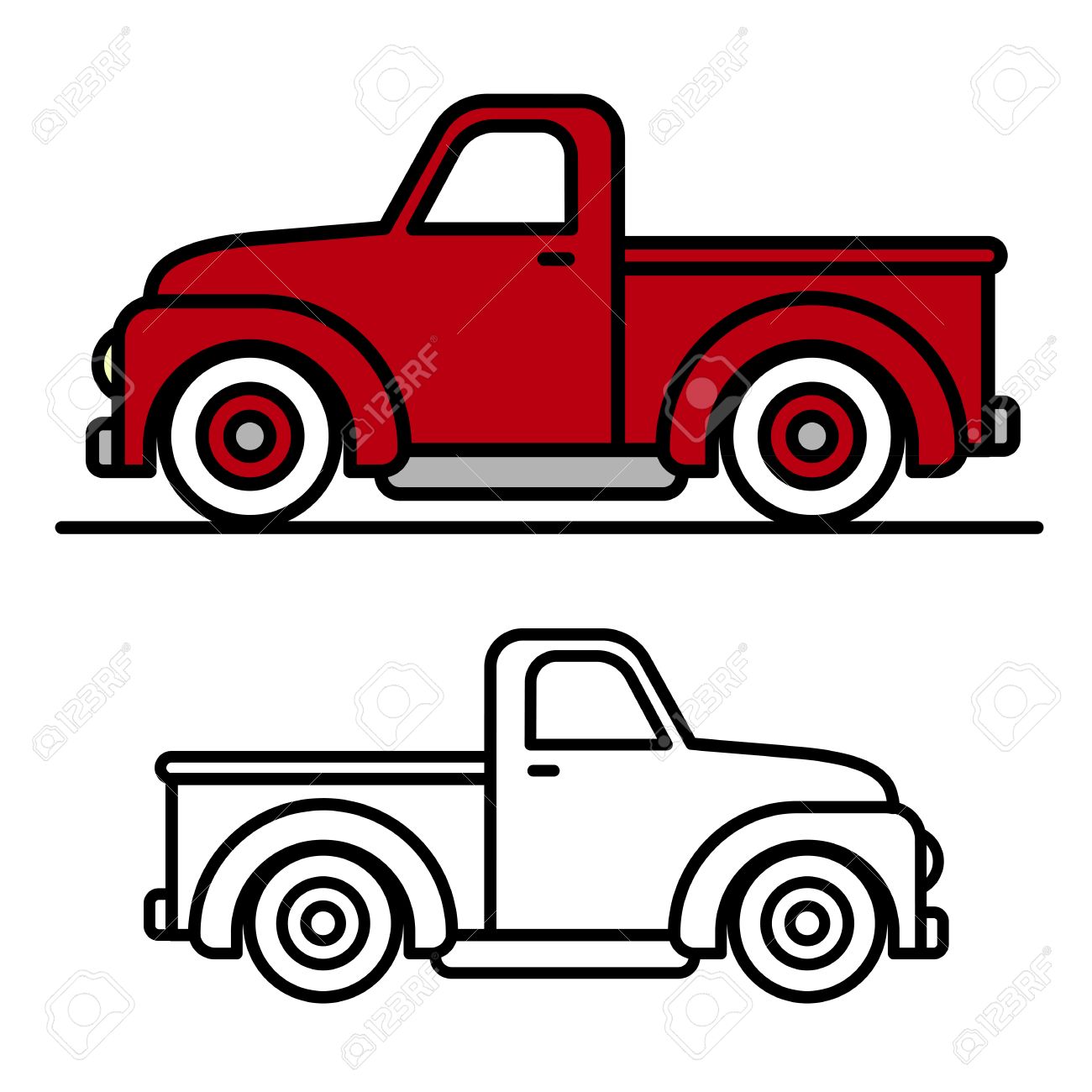 15567 Truck free clipart.