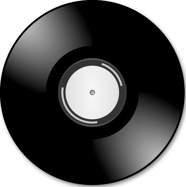 Vinyl lp clipart.