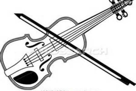 Violin Drawing Clip Art.